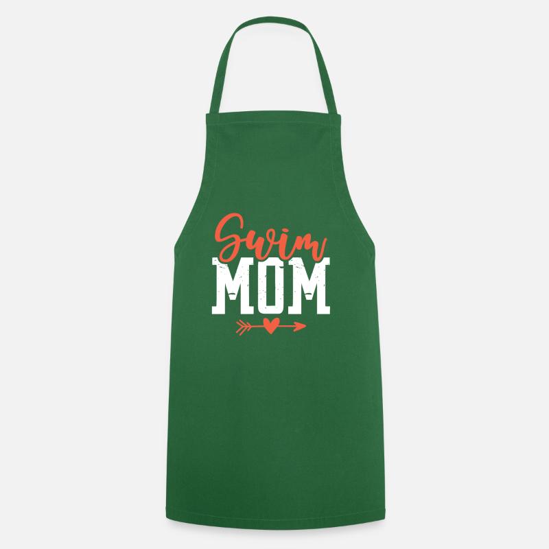 Schwimmen Mom mutter - Kochschürze - Grün