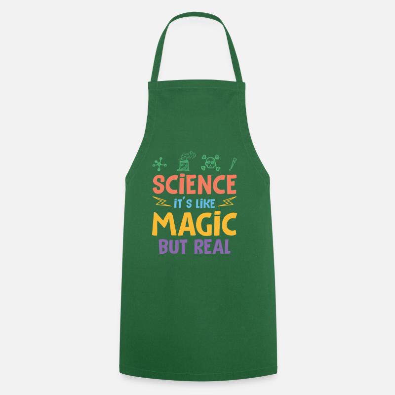 Magic science science - Cooking Apron - green