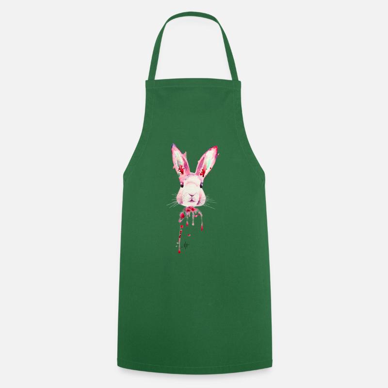 Lapin Original - Tablier de cuisine - vert foncé