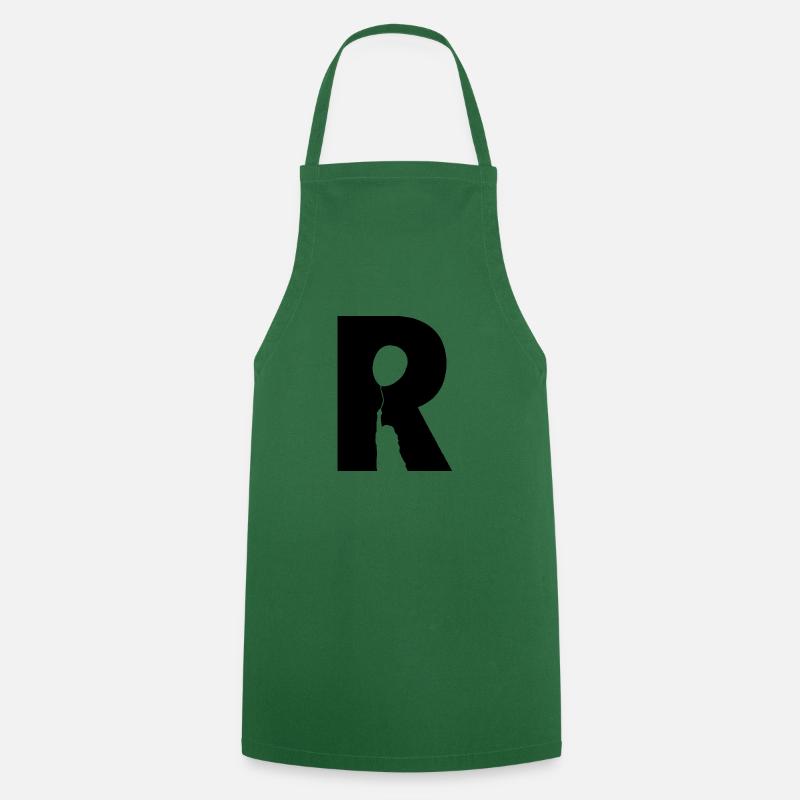 Kid holding a balloon - Cooking Apron - green