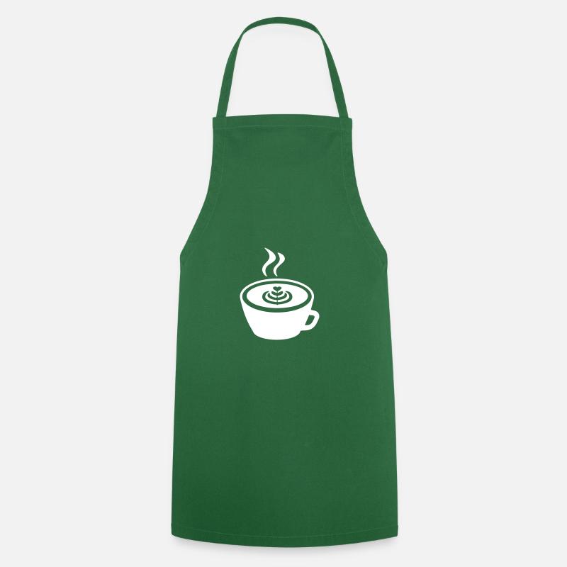 Kaffee Icon - Kochschürze - Grün