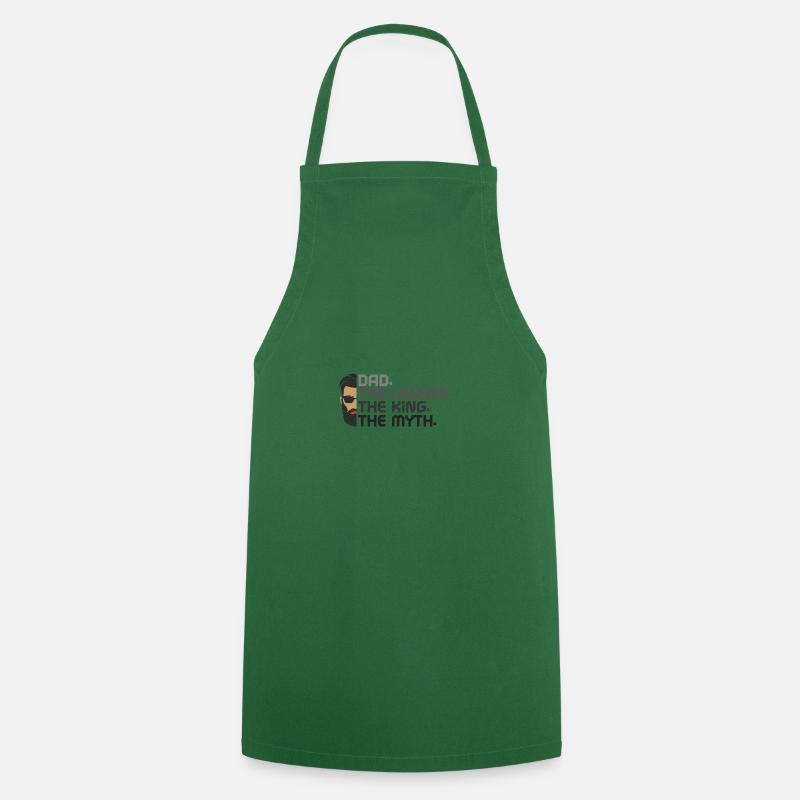 Dad. One. Myth. Laying. Opt. 2 - Cooking Apron - green