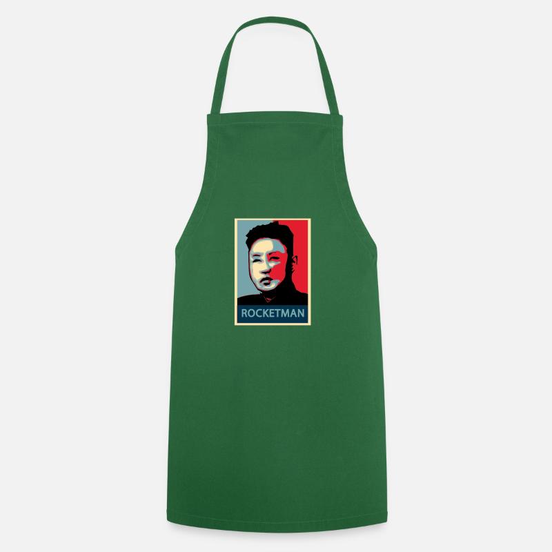 Rocketman - Kim jung a - Kochschürze - Grün