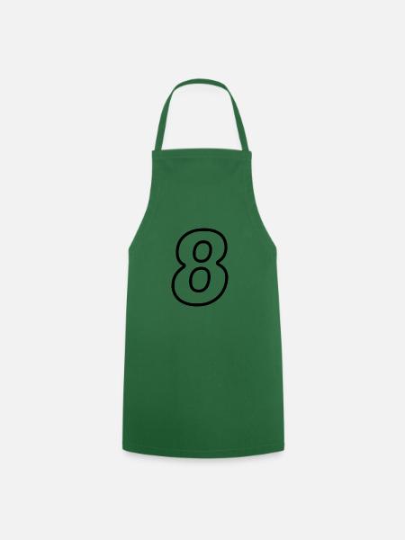 Eight - Cooking Apron - green