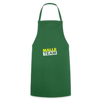 Malle Team Mallorca - Kochschürze - Grün - Vorne - AI Model Male 185 dark (185cm)