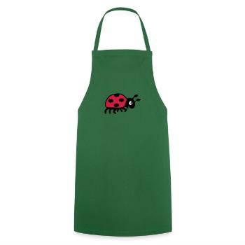 ladybug ladybird lady beetle - Cooking Apron - green - Front - AI Model Male 185 dark (185cm)