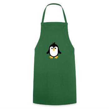 Manchot - Tablier de cuisine - vert foncé - Devant - AI Model Male 185 dark (185cm)
