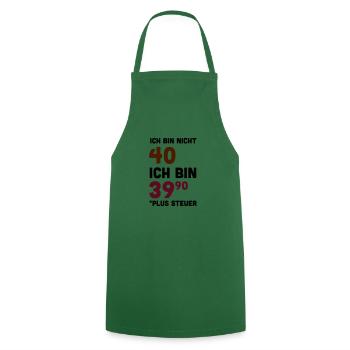 Bedruckt T Shirt 40 Geburtstag Sprüche Lustig - Kochschürze - Grün - Vorne - AI Model Male 185 dark (185cm)