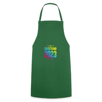 Golden Sands 2023 - Cooking Apron - green - Front - AI Model Male 185 dark (185cm)