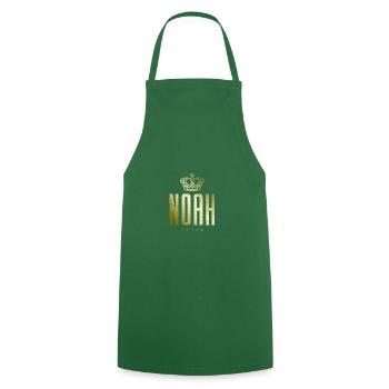 Noah - Cooking Apron - green - Front - AI Model Male 185 dark (185cm)