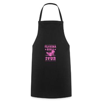 Tournée des filles de Floride - Tablier de cuisine - noir - Devant - AI Model Male 185 dark (185cm)