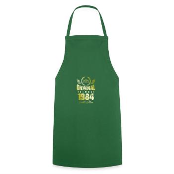 Édition limitée 1984 - Tablier de cuisine - vert foncé - Devant - AI Model Male 185 dark (185cm)