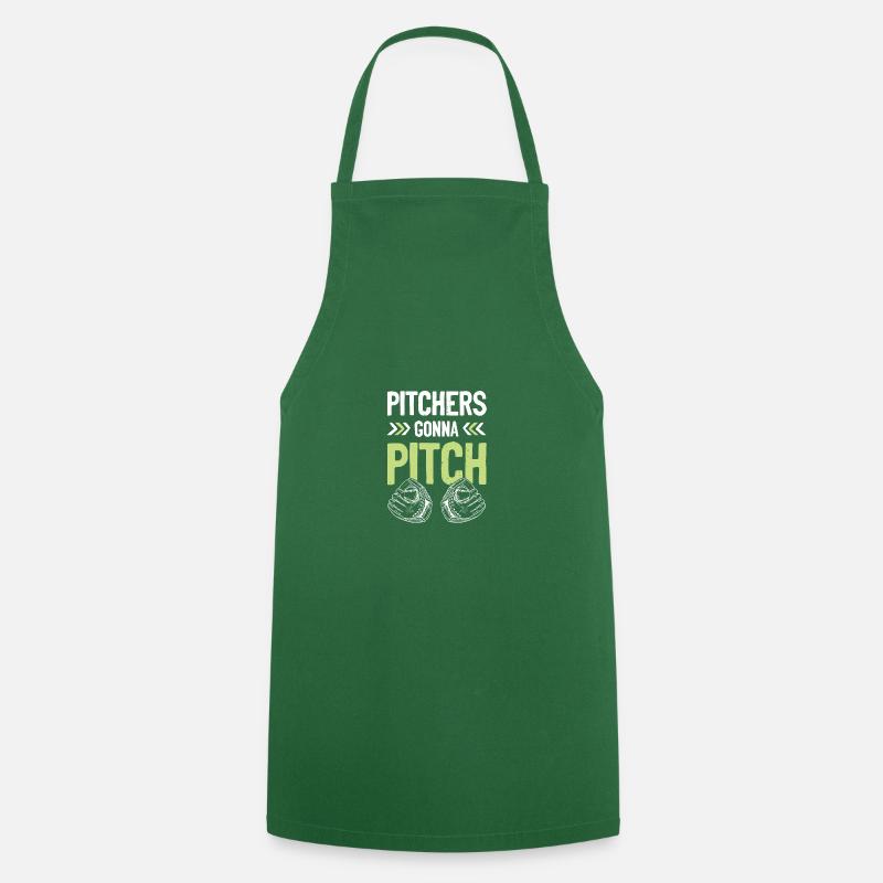 baseball pitcher - Kochschürze - Grün