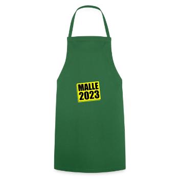 Malle 2023 Mallorca - Cooking Apron - green - Front - AI Model Male 185 dark (185cm)