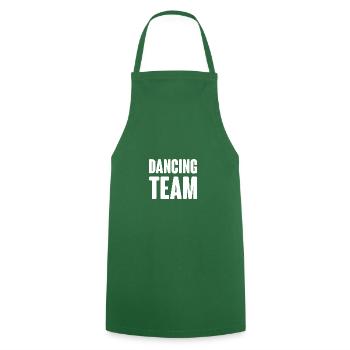 Équipe de danse - Tablier de cuisine - vert foncé - Devant - AI Model Male 185 dark (185cm)