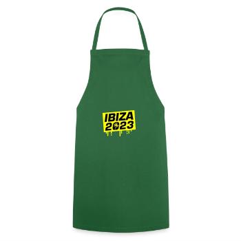 Ibiza 2023 - Kochschürze - Grün - Vorne - AI Model Male 185 dark (185cm)