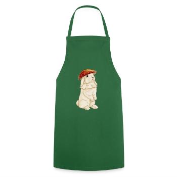 Fly agaric - Cooking Apron - green - Front - AI Model Male 185 dark (185cm)