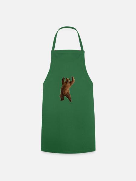 ours PNG23458 - Tablier de cuisine - vert foncé