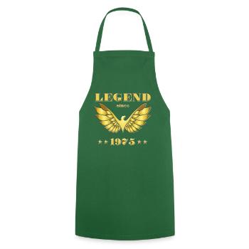 Légende depuis 1975 Ailes d’or Goldwing - Tablier de cuisine - vert foncé - Devant - AI Model Male 185 dark (185cm)