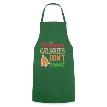 Cadeaux de Noël Noël - Tablier de cuisine - vert foncé - Devant - AI Model Male 185 dark (185cm)