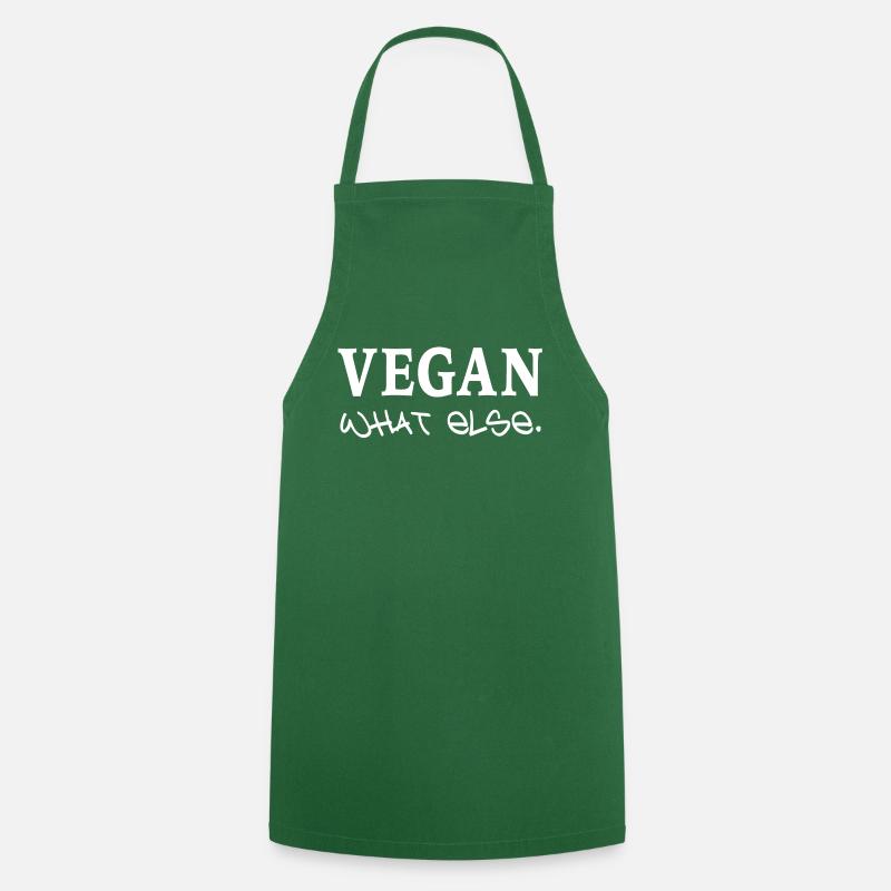 VEGAN - what else. - Cooking Apron - green