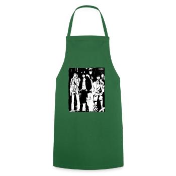 années 80 ou 90 Japonais Manga Amis - Tablier de cuisine - vert foncé - Devant - AI Model Male 185 dark (185cm)