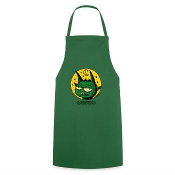 A Green Sleeping Leprechaun with Moon and Stars - Cooking Apron - green - Front - AI Model Male 185 dark (185cm)