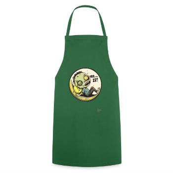 Ugly sleeping funny zombie - Cooking Apron - green - Front - AI Model Male 185 dark (185cm)