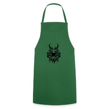 wild animal tribal tattoo snake - Cooking Apron - green - Front - AI Model Male 185 dark (185cm)