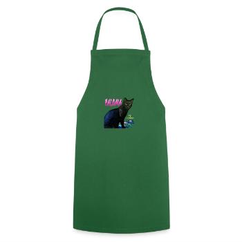 0 chatte - Tablier de cuisine - vert foncé - Devant - AI Model Male 185 dark (185cm)