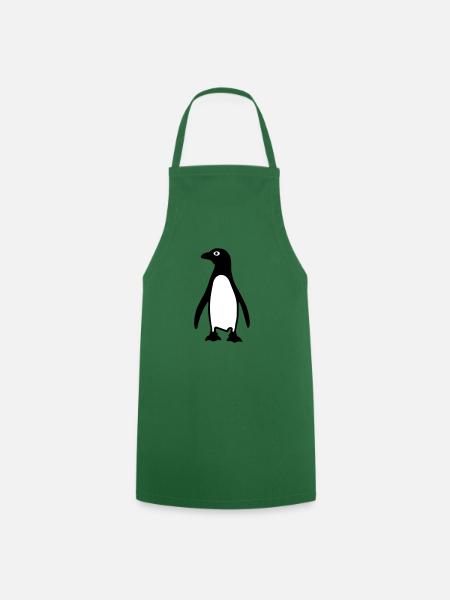 Manchot - Tablier de cuisine - vert foncé