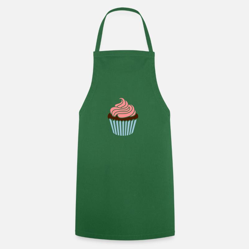 Cupcake - Tablier de cuisine - vert foncé