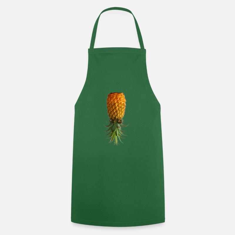 Pineapple Upside Down - Ananas auf dem Kopf - Kochschürze - Grün