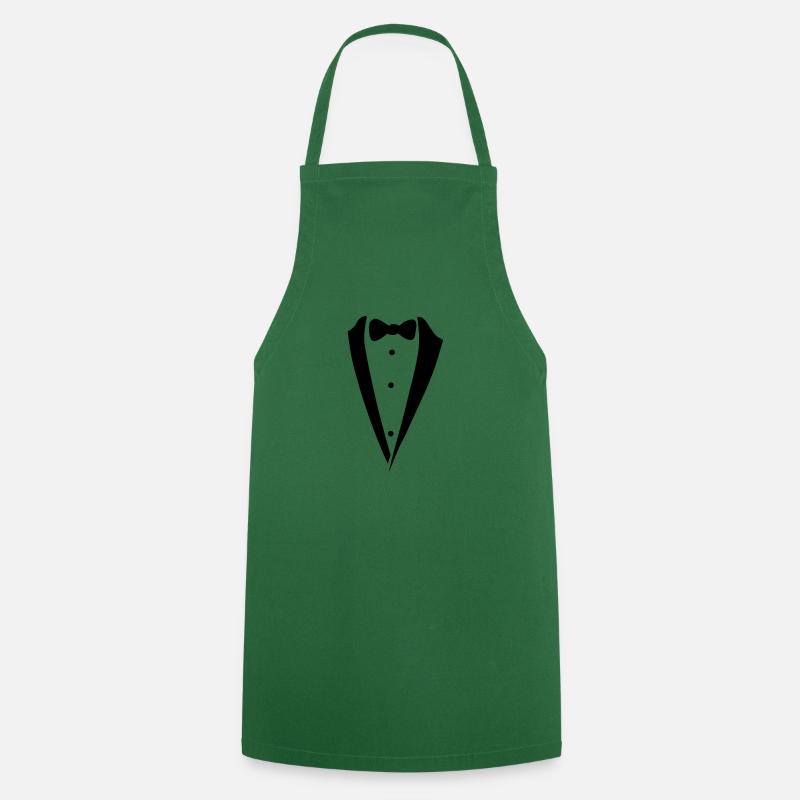 noeud papillon costume - Tablier de cuisine - vert foncé