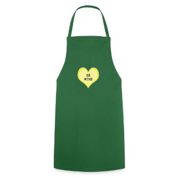 Be mine - Cooking Apron - green - Front - AI Model Male 185 dark (185cm)