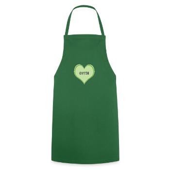 CUTIE - Cooking Apron - green - Front - AI Model Male 185 dark (185cm)
