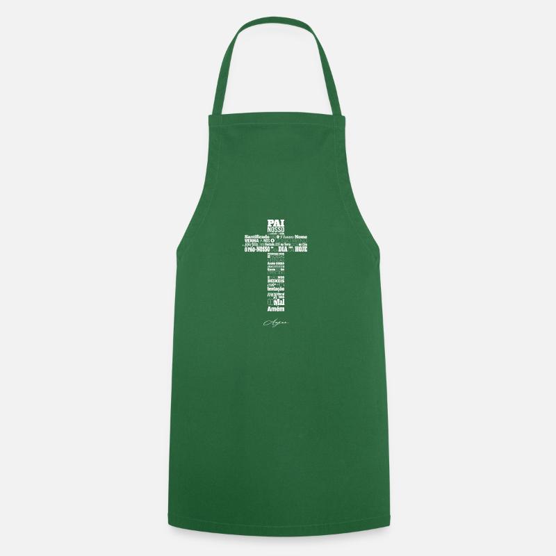 PAI NOSSO - Tablier de cuisine - vert foncé