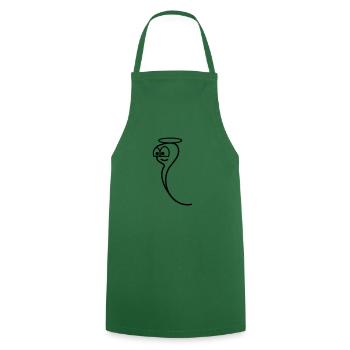 Good sperm - Cooking Apron - green - Front - AI Model Male 185 dark (185cm)