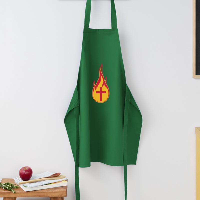 fire flames hot burn burned torch loder Cooking Apron