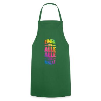 Malle all for a Mallorca saying - Cooking Apron - green - Front - AI Model Male 185 dark (185cm)
