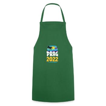 Prague 2023 - Tablier de cuisine - vert foncé - Devant - AI Model Male 185 dark (185cm)