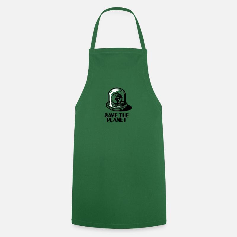 Weltkugel - Save The Planet_2c - Cooking Apron - green