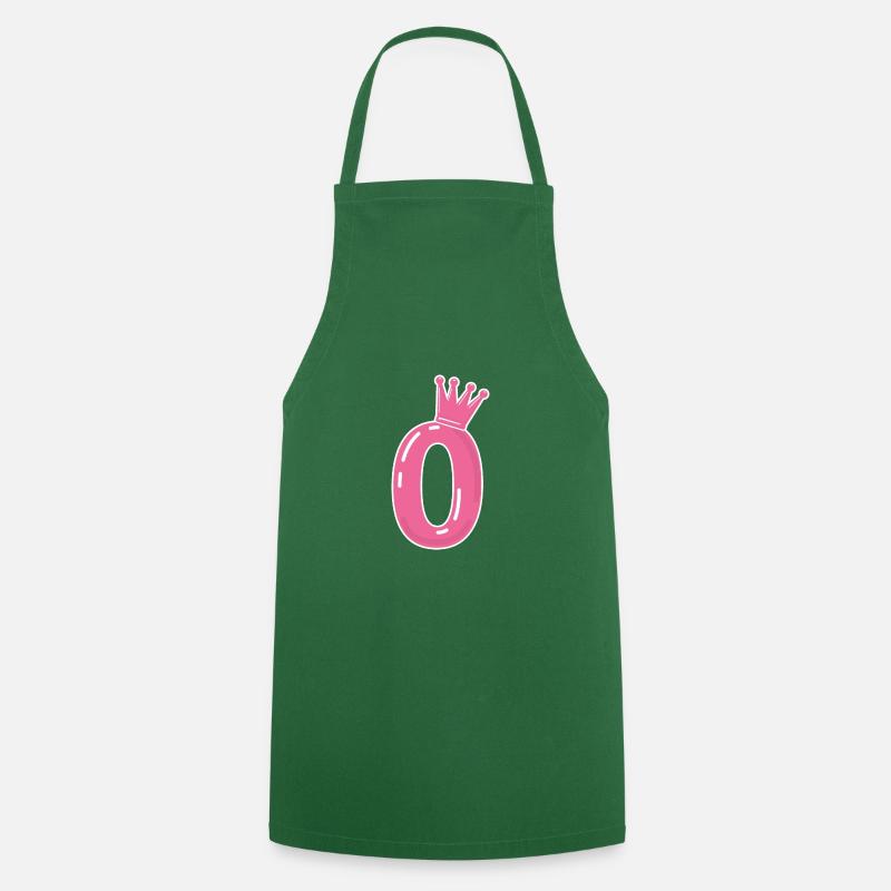 0 crown - Cooking Apron - green