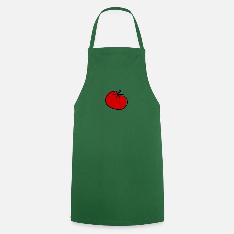 tomate - Kochschürze - Grün