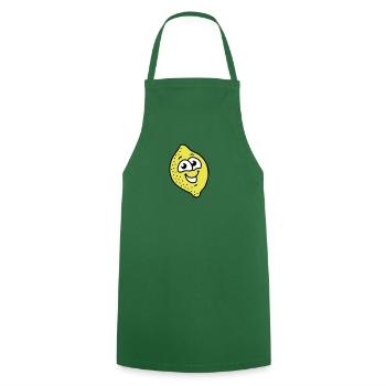 Lemon 3 - Tablier de cuisine - vert foncé - Devant - AI Model Male 185 dark (185cm)