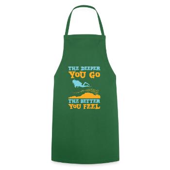 Scuba diving scuba dive diver - Cooking Apron - green - Front - AI Model Male 185 dark (185cm)