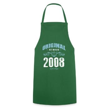 2008 original since - Cooking Apron - green - Front - AI Model Male 185 dark (185cm)