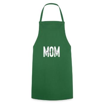 Shar Pei mom - Cooking Apron - green - Front - AI Model Male 185 dark (185cm)