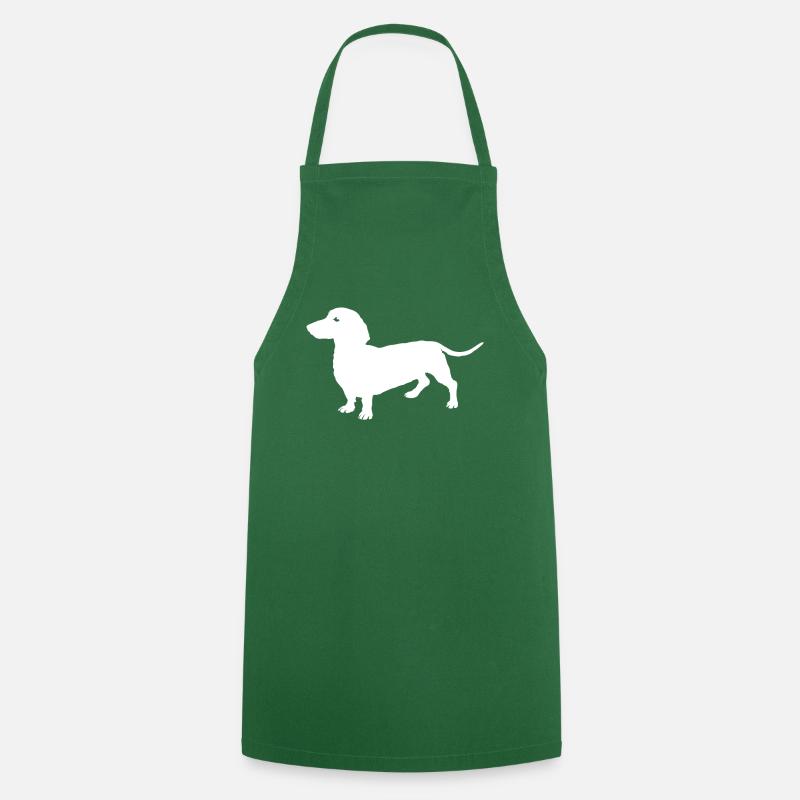teckel - Tablier de cuisine - vert foncé