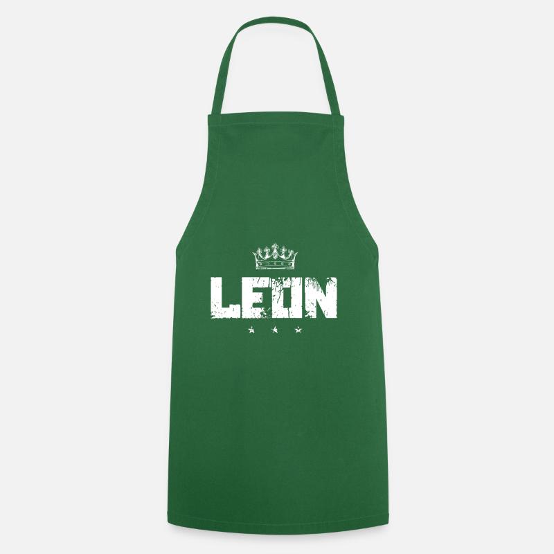 Léon - Tablier de cuisine - vert foncé